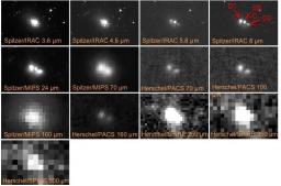 Multiples images de la galaxie NGC1750