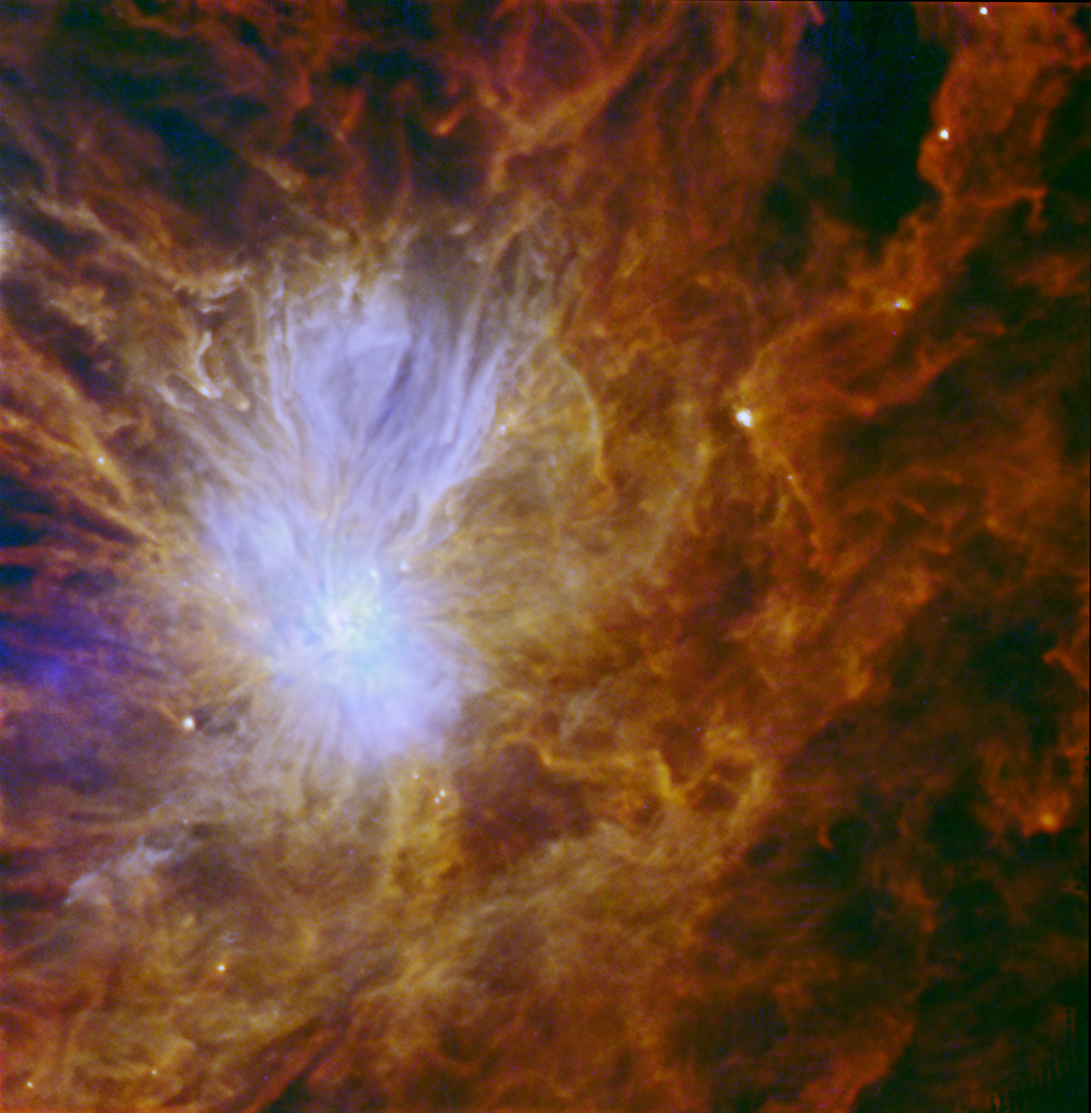 Filaments en forme de plume dans Mon R2