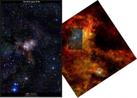 Dans les entrailles de la constellation de l'Aigle