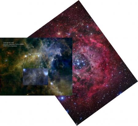 L'écrin de poussière de la Rosette