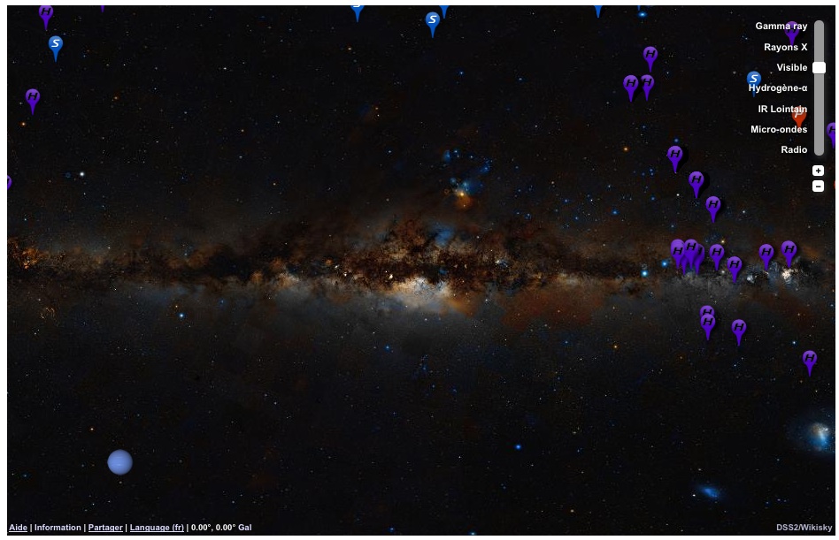 Quelle partie du ciel Herschel observe-t-il ?