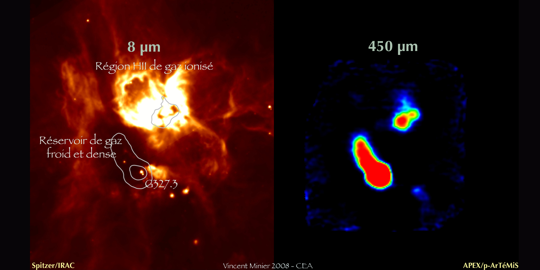 Image de la semaine en astronomie submillimétrique